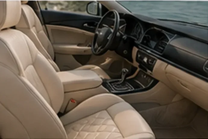 Intérieur automobile en cuir confectionné sur mesure